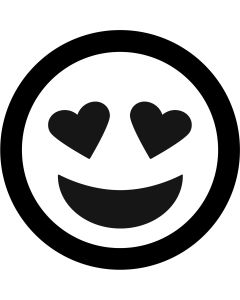 Heart Eyes Face Emoji gobo