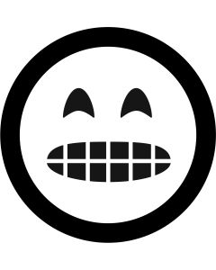 Grimacing Face Emoji gobo
