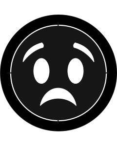 Worried Emoji gobo