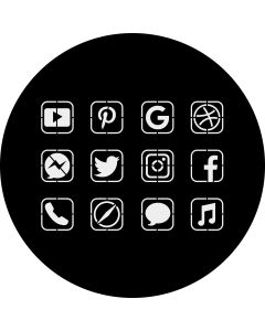 Social Media Icons 2 gobo