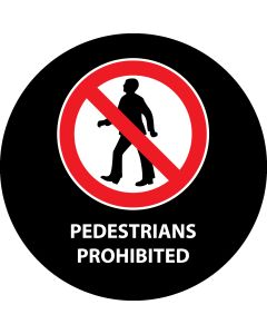 Pedestrians Prohibited gobo
