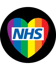 NHS Rainbow Heart gobo