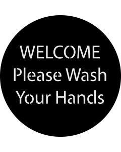 Welcome Wash Your Hands gobo
