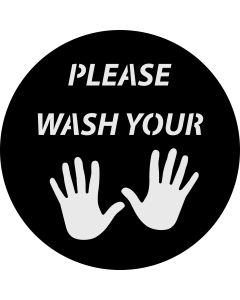 Please Wash Your Hands gobo
