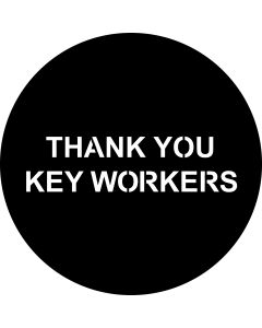 Thank You Key Workers gobo