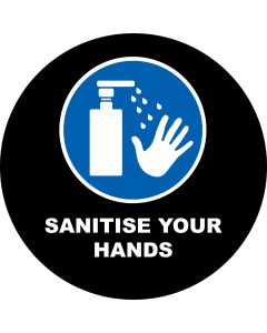 Sanitise Your Hands 3 gobo