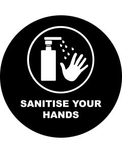 Sanitise Your Hands 4 gobo