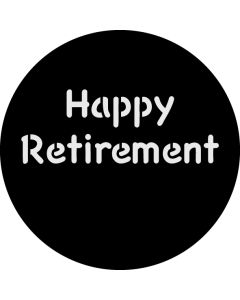 Happy Retirement gobo