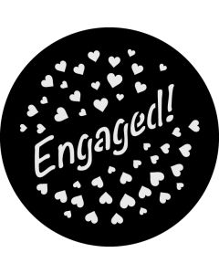 Engaged Hearts gobo
