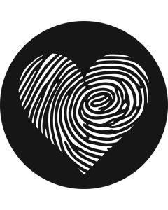 Fingerprint Heart gobo