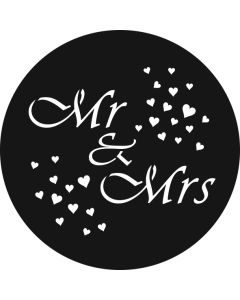 Mr & Mrs Hearts gobo