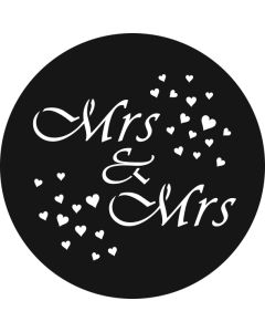 Mrs & Mrs Hearts gobo